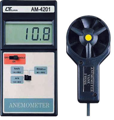 Air flow measuring - on request