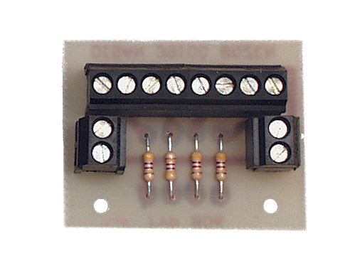 Resistance board for 4 valves
