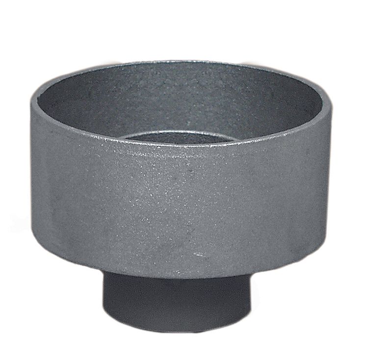 backup box straight coupling in aluminium