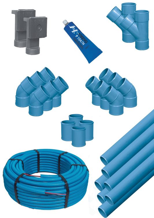 Kit for 2 squared backup boxes