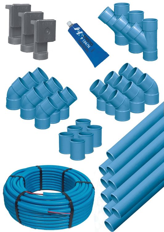 Kit for 3 squared backup boxes