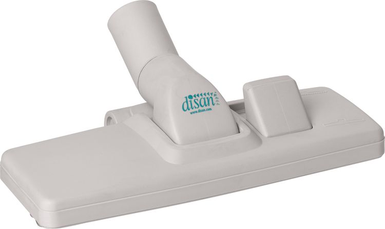 combination floor/carpet brush; color white