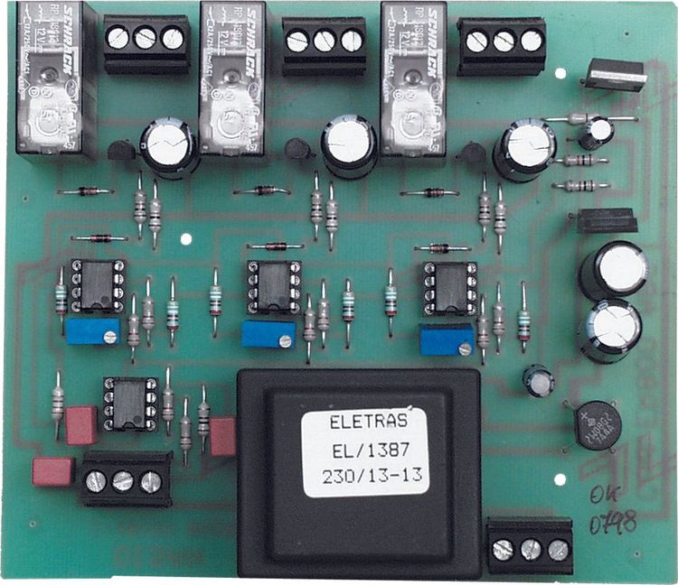 electronic control for 3 motors