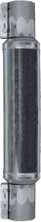 Zinc-coated muffler Ø 70 mm
