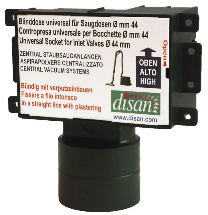 backup box with 90° ell