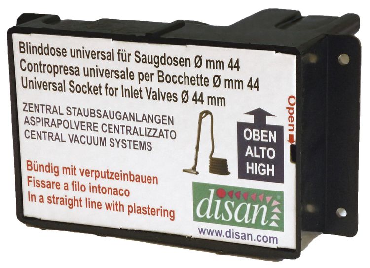 backup box with straight coupling