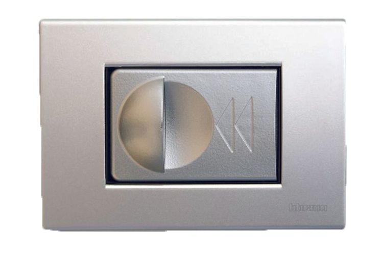 Inlet valve NEW LINE color light grey fitting with bTicino ligth Tech